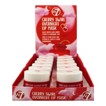 W7 CHERRY SWIRL OVERNIGHT LIP MASK