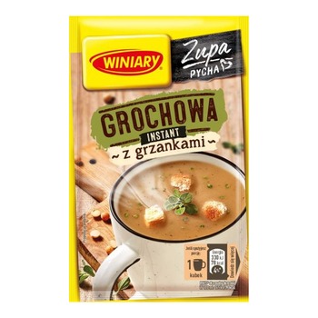 WINIARY ZUPA GROCHOWA Z GRZANKAMI