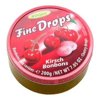 WOOGIE FINE DROPS KIRSCH BONBONS
