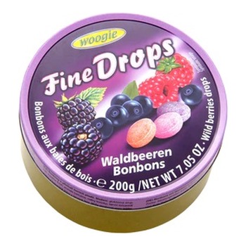 WOOGIE FINE DROPS WALDBEEREN BONBONS
