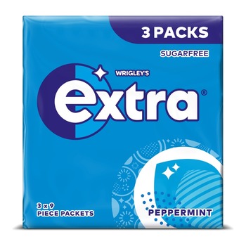 WRIGLEYS EXTRA PEPPERMINT 3PACK