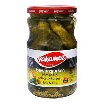 YAKAMOZ SWEET&SOUR PICKLED GHERKINS