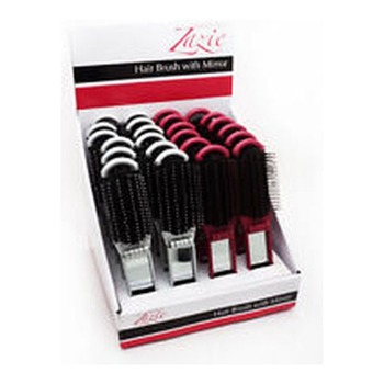 ZAZIE HAIR BRUSH WITH MIRROR