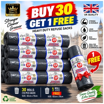 [2] Black Bin Rolls [30+1 Free] Small