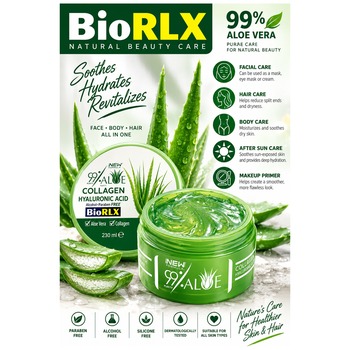 Biorlx Aloe Vera & Collagen & Hyaluronic Acid