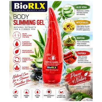 Biorlx Aloe Paprika Witch Hazel & Matcha Anti Cellulite