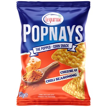 Legurme Corn&Rice Crisps & Cheese & Chilli Seasoning