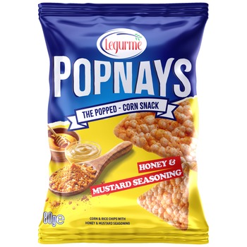 Legurme Corn&Rice Crisps & Honey & Mustard Seasoning