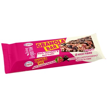 Legurme Granola Bar & Dark Chocolate & Red Fruits