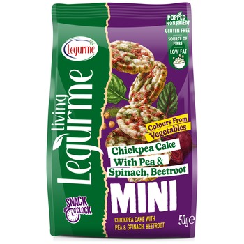 Legurme Mini Chickpea Cake & Pea & Spinach & Beetroot