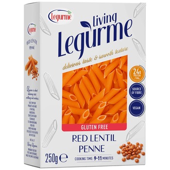 Legurme Red Lentil Penne Pasta