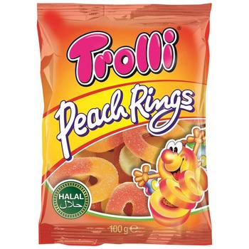 Trolli Halal Peach Rings Bags