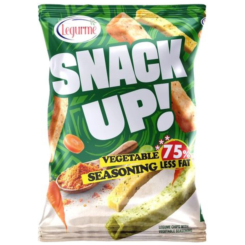 LEGURME SNACK UP VEGGIE STRAWS WITH VEGETABLE SEASONING