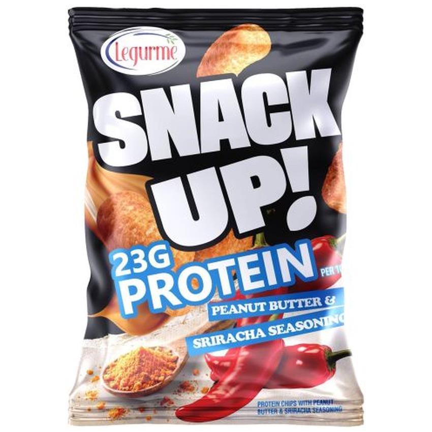 LEGURME SNACK UP SRIACHA & PEANUT BUTTER PROTEIN PUFFS