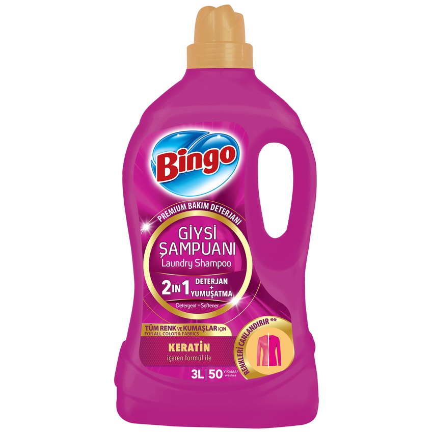 BINGO LAUNDRY SHAMPOO 2IN1 COLOUR REVIVE