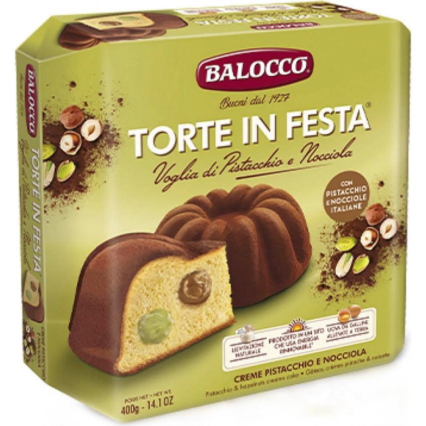BALOCCO TORTE IN FESTA PISTACHIO & HAZELNUT