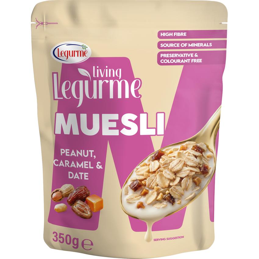 LEGURME MUESLI PEANUT & CARAMEL & DATE