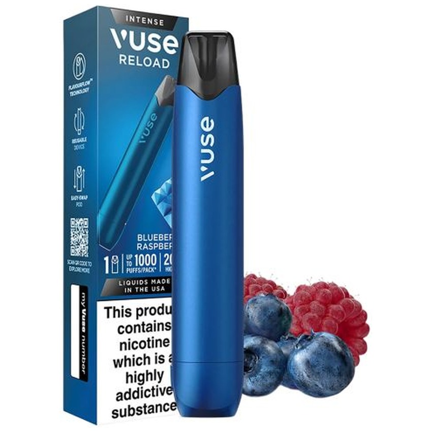 VUSE RELOAD PEN BLUEBERRY RASPBERRY (20MG)