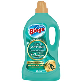 BINGO LAUNDRY SHAMPOO 2IN1 EASY IRON