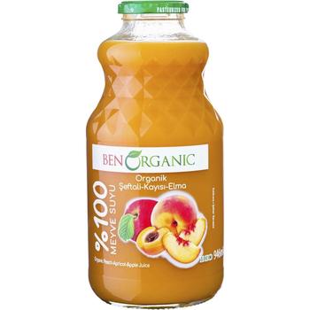 BENORGANIC PEACH APRICOT & APPLE JUICE
