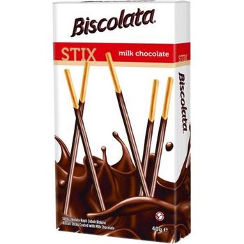 BISCOLATA STIX MILK CHOCOLATE