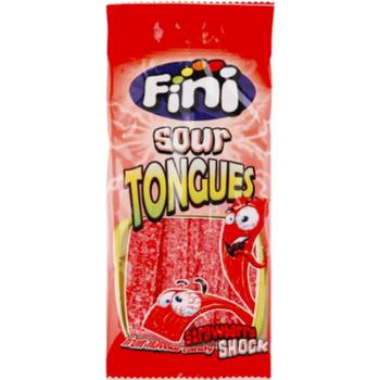 FINI HALAL SOUR STRAWBERRY TONGUES (186)