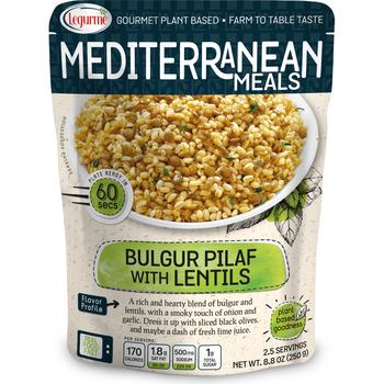 LEGURME BULGUR WITH GREEN LENTILS