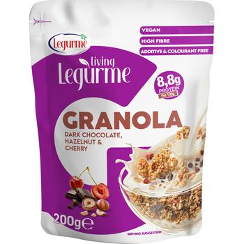 LEGURME GRANOLA WITH DARK CHOCOLATE HAZELNUT & CHERRY