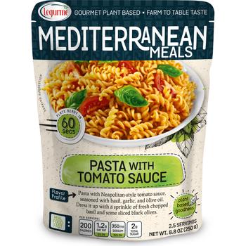 LEGURME MEDITERRANEAN PASTA WITH TOMATO SAUCE