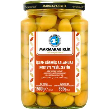MARMARABIRLIK COCKTAIL GREEN OLIVES 4XL-3XL (141-180) (JAR)