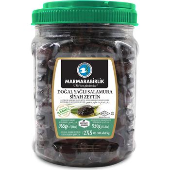 MARMARABIRLIK ELIT BLACK OLIVES WITH OIL 2XS (PET)