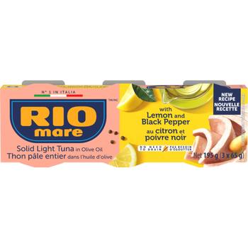 RIO MARE TUNA IN OLIVE OIL WITH LEMON & PEPPER