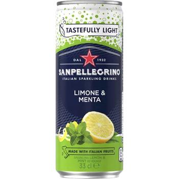 SAN PELLEGRINO SLIM CAN LEMON & MINT