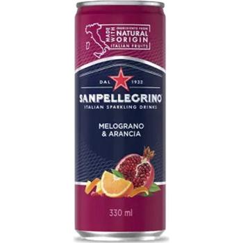 SAN PELLEGRINO SLIM CAN POMEGRANATE & ORANGE