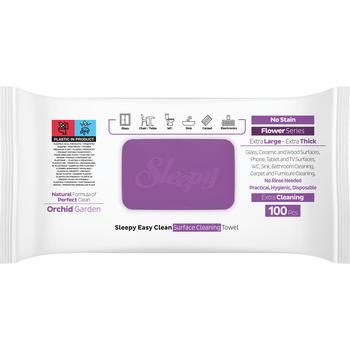 SLEEPY EASY CLEAN WET WIPES ORCHID