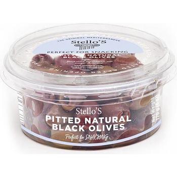 STELLOS PITTED NATURAL BLACK OLIVES