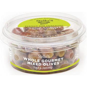 STELLOS WHOLE GOURMET MIXED OLIVES