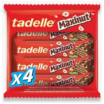 TADELLE MAXINUT HAZELNUT COVERED WAFER (4 PACK)