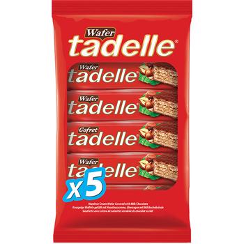 TADELLE MILK CHOCOLATE COVERED HAZELNUT WAFER (5 PACK)