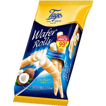 TAGO WAFER ROLLS WITH COCONUT CREAM (PM 99P)