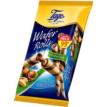 TAGO WAFER ROLLS WITH NUT CREAM (PM 99P)