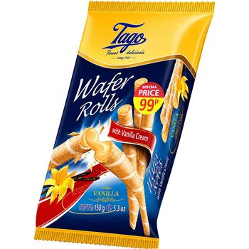 TAGO WAFER ROLLS WITH VANILLA CREAM (PM 99P)