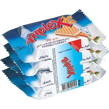 TRIPLEX HAZELNUT WAFER