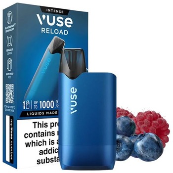 VUSE RELOAD BOX BLUE BLUEBERRY RASPBERRY (20MG)