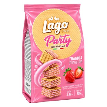 Party Wafers Strawberry