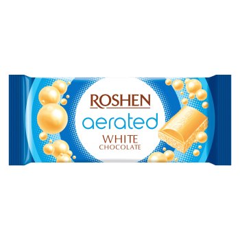 Roshen Aerated Chocolate White (6371)