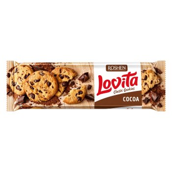 Roshen Lovita Classic Cookie Cocoa (3454)