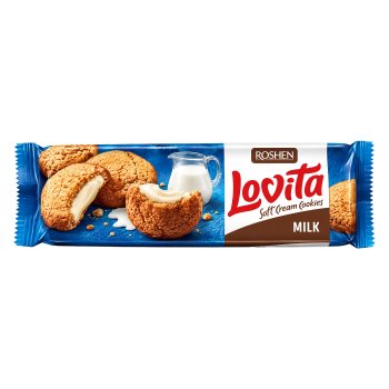Roshen Lovita Soft Cookie Milk (7667)