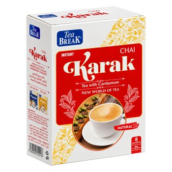 Tea Break Chai Karak With Cardamon (White)