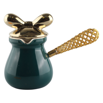 (H)Coffee Pot With Lid Green (H5-2)